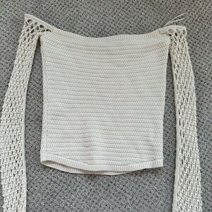 zara off the shoulder top